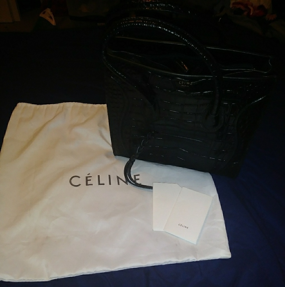 Celine black big hand bag